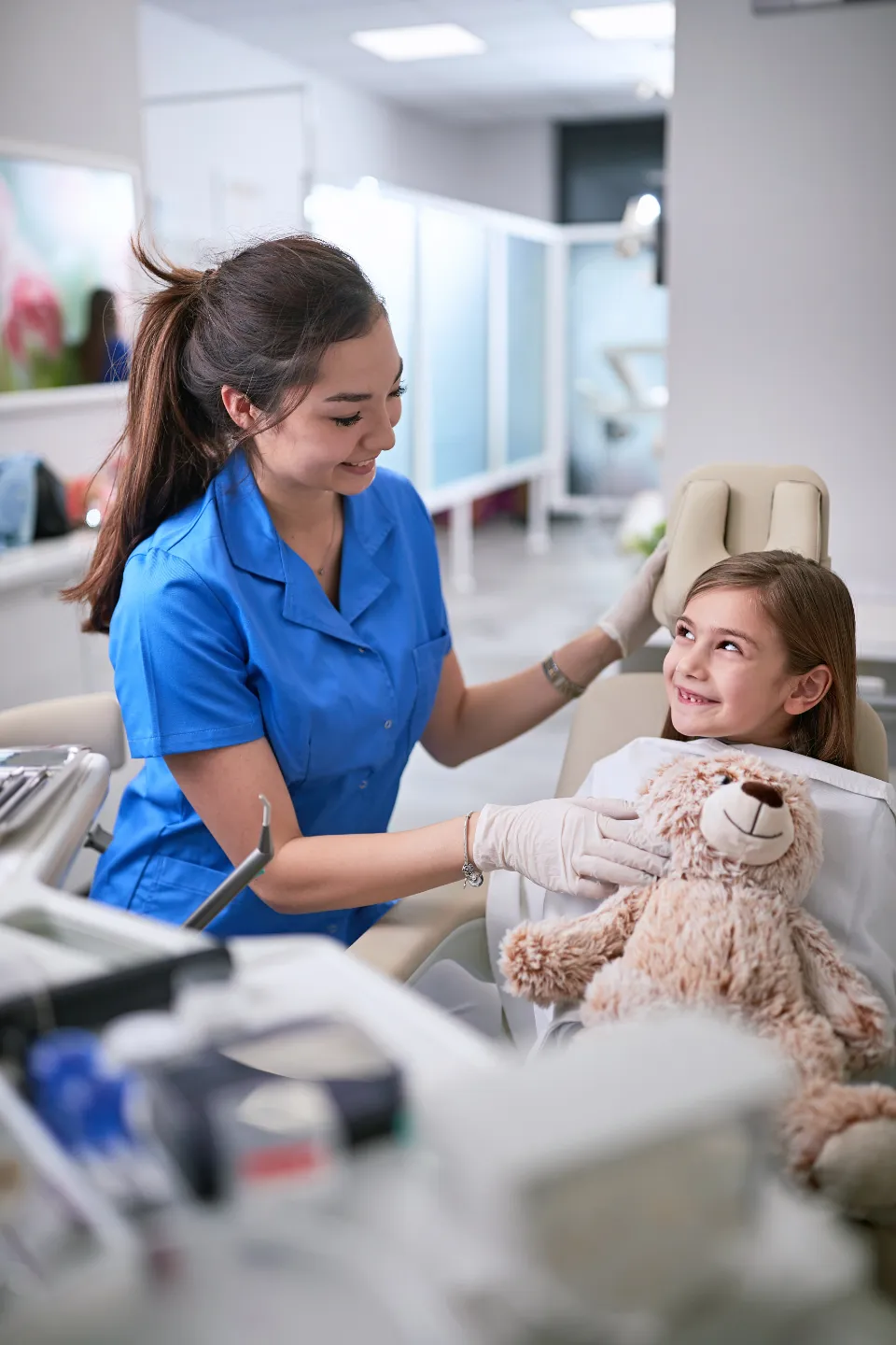 Dr Duga and Dr Feeney Pediatric Dentistry team