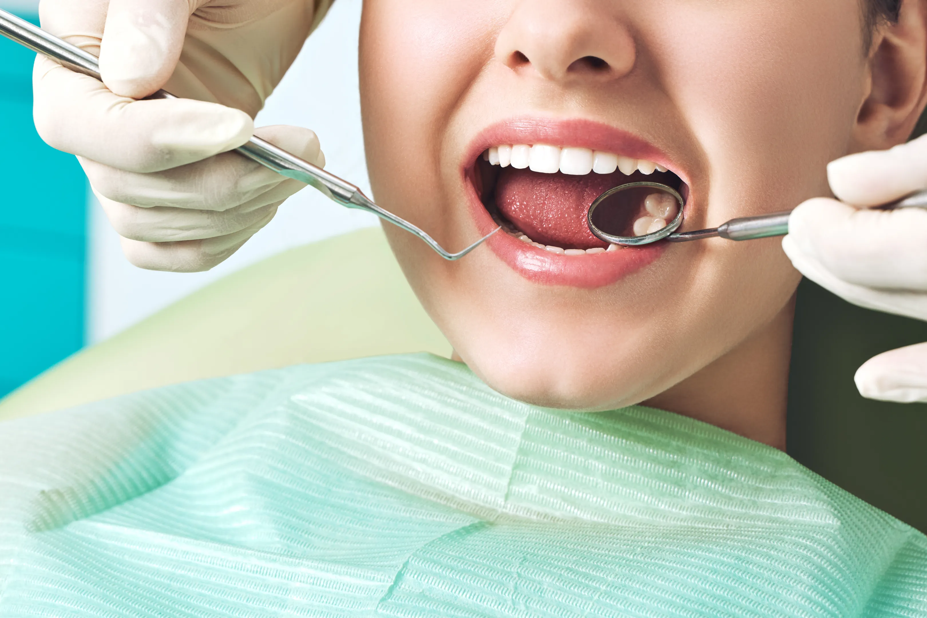 Confident young patient after cosmetic dental care in New Tampa