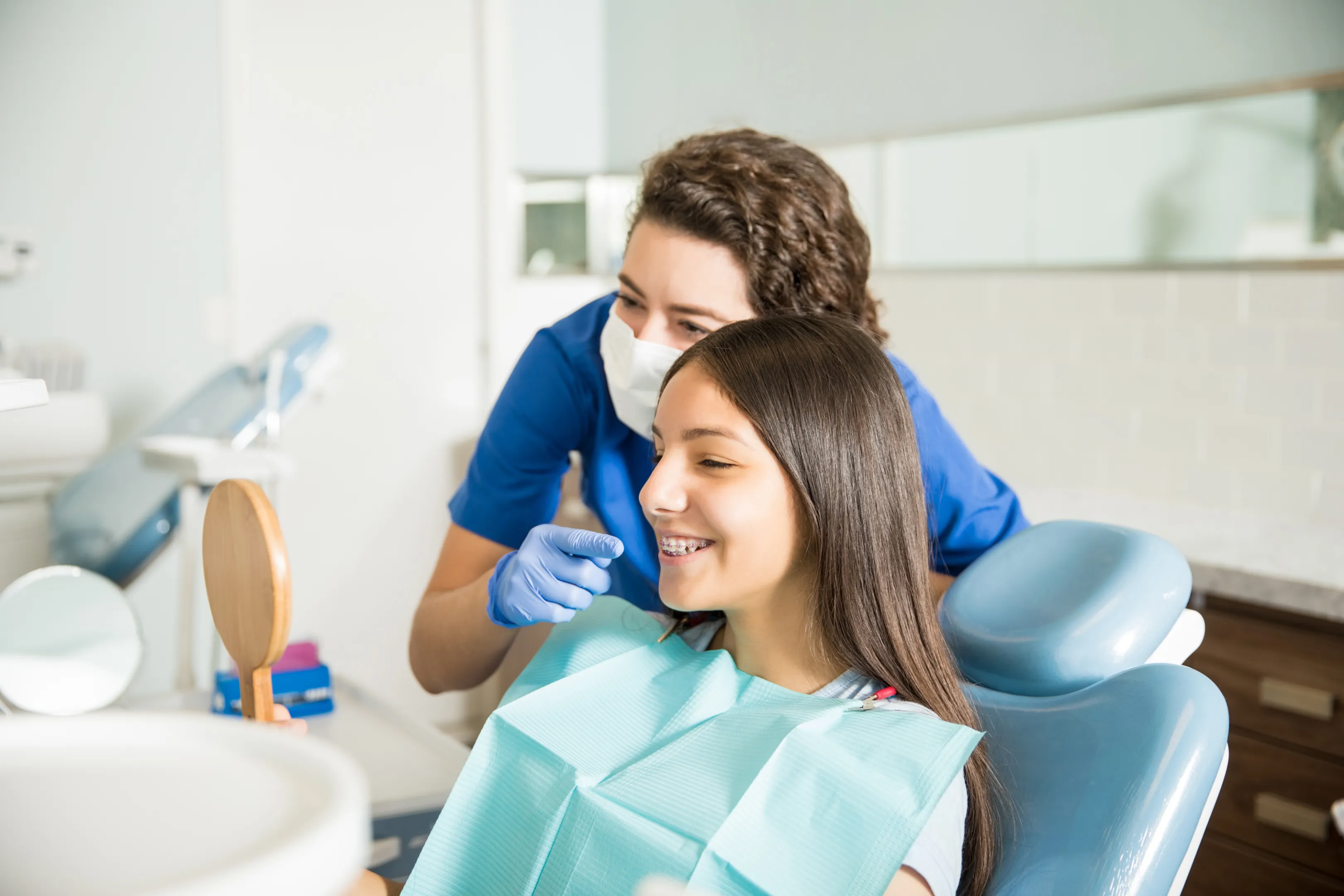 Comfortable, child-focused pediatric dental treatment room in New Tampa